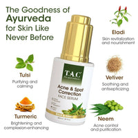 Thumbnail for TAC - The Ayurveda Co. With Eladi And Neem Face Serum - Distacart