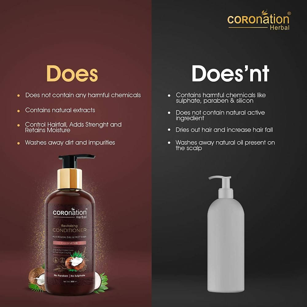 Coronation Herbal Coconut Milk Hair Conditioner - Distacart