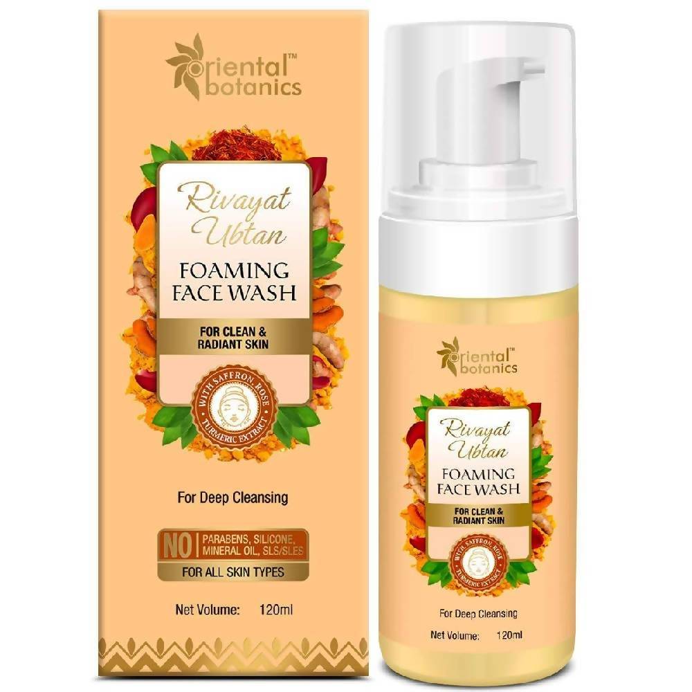 Oriental Botanics Ubtan Foaming Face Wash