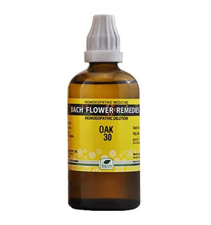 New Life Homeopathy Bach Flower Remedies Oak 30 Dilution