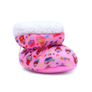 Tiny Bugs Unisex Printed Winter Booties - Pink - Distacart