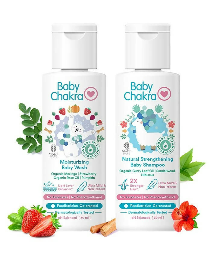 BabyChakra Baby Wash & Baby Shampoo Combo - Distacart