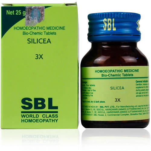 SBL Homeopathy Silicea Biochemic Tablets