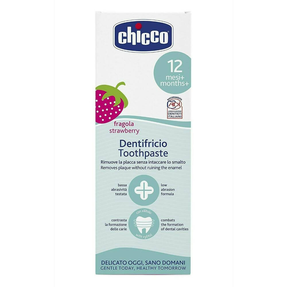 Chicco Toothpaste Strawberry Flavour - Distacart