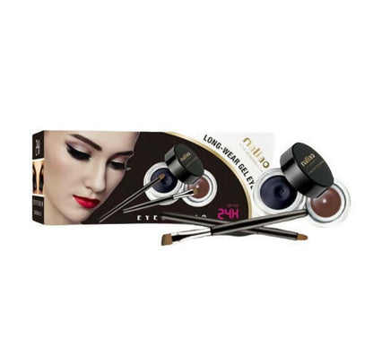 Maliao Professional Long Wear Black And Brown Gel Eyeliner - Distacart