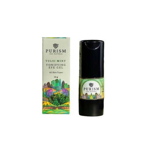 Purism Tulsi Mint Tonifying Eye Gel - Distacart