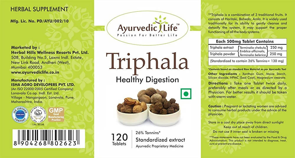 Ayurvedic Life Triphala Tablets