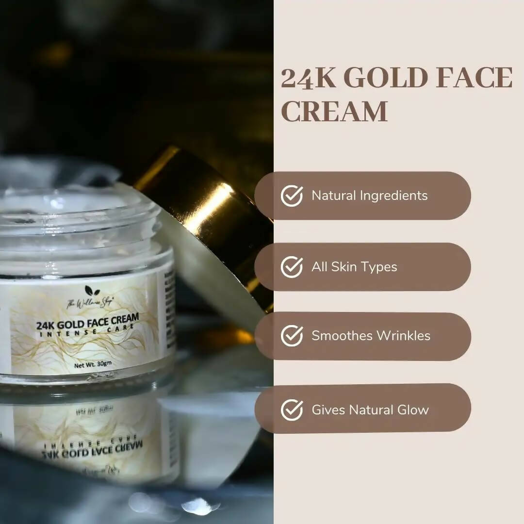 The Wellness Shop 24K Gold Face Cream - Distacart