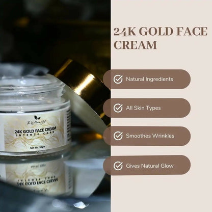The Wellness Shop 24K Gold Face Cream - Distacart