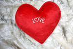 Thumbnail for Oscar Home Soft Love Heart Shape Soft Cushion Pillow Toy (Red Color) - Distacart