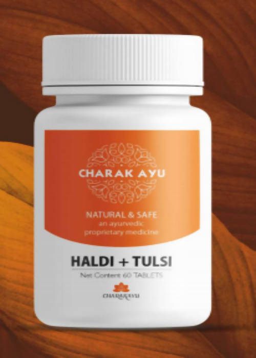 Charakayu Haldi + Tulsi Tablets - Distacart