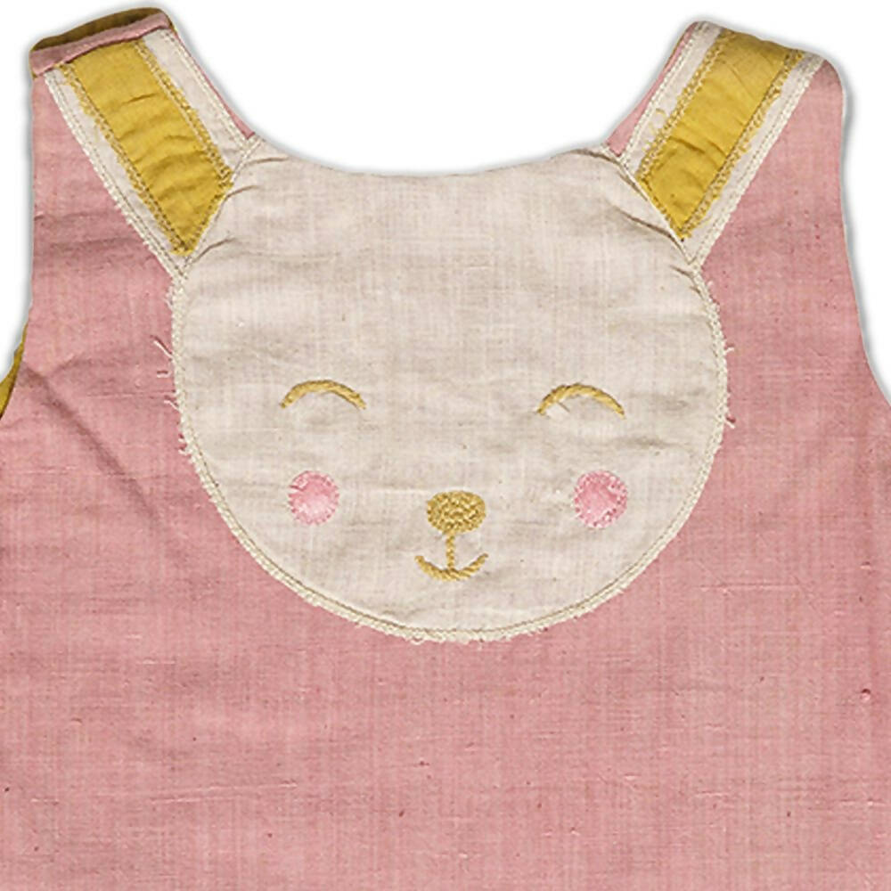 Mhyssa Pink Sleeveless A-line Frock - Distacart