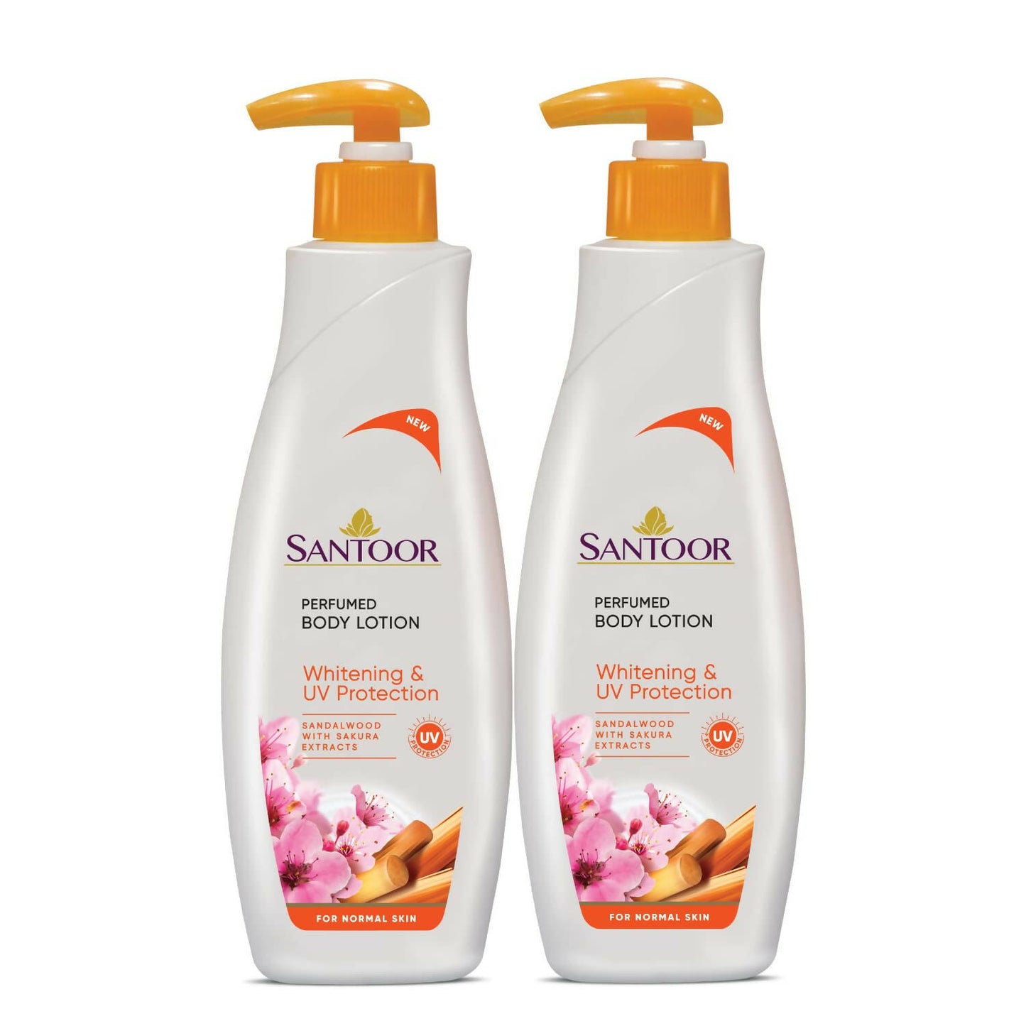 Santoor Body Lotion Whitening And UV Protection - Distacart