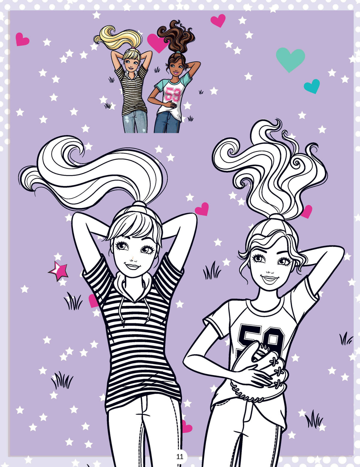 Barbie Coloring Book 30 Pages digital Download with Cover -  Denmark