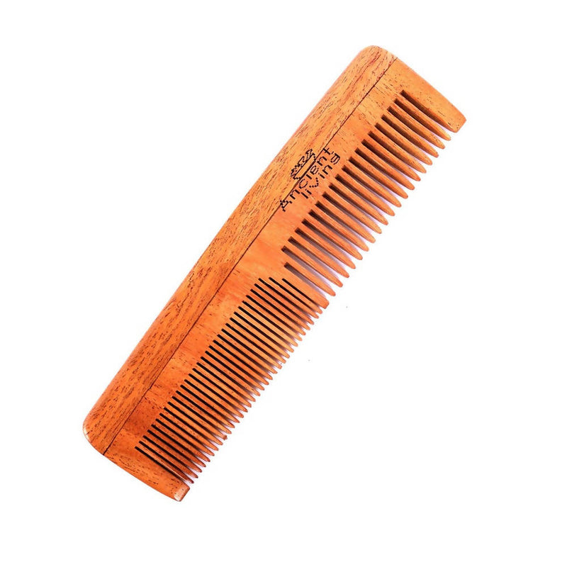 Ancient Living Neem Wood Comb 2 in 1 Model - Distacart