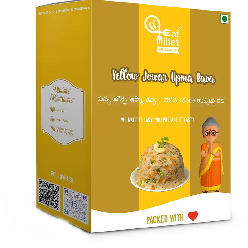 Eat Millet Yellow Jowar Upma Rava - Distacart