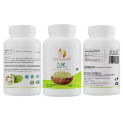 Goldenacacia Herrbals Noni Fruit Tablets (1000mg) - Distacart