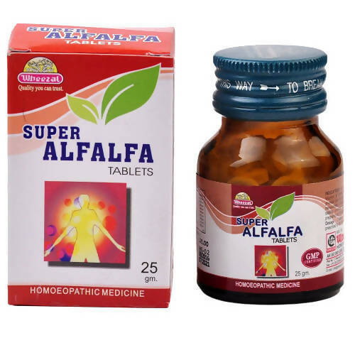 Wheezal Homeopathy Super Alfalfa Tablets - Distacart