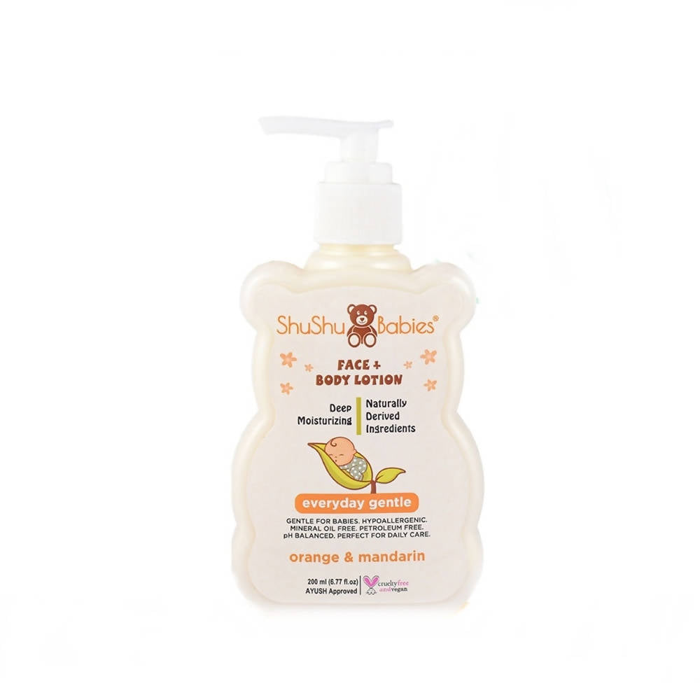 ShuShu Babies Face + Body Lotion Orange & Mandarin - Distacart