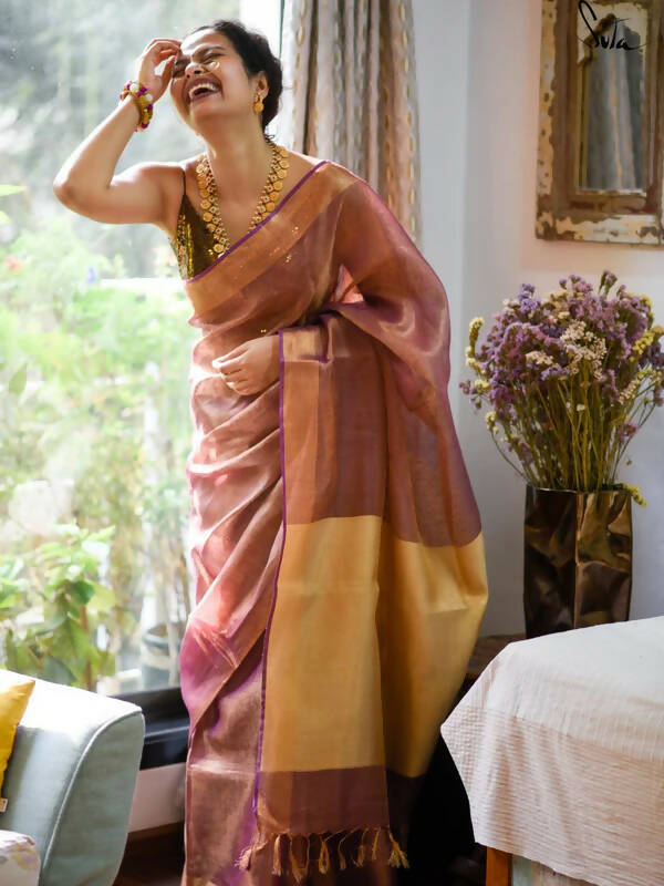 Suta Raga Bhairavi Saree - Distacart