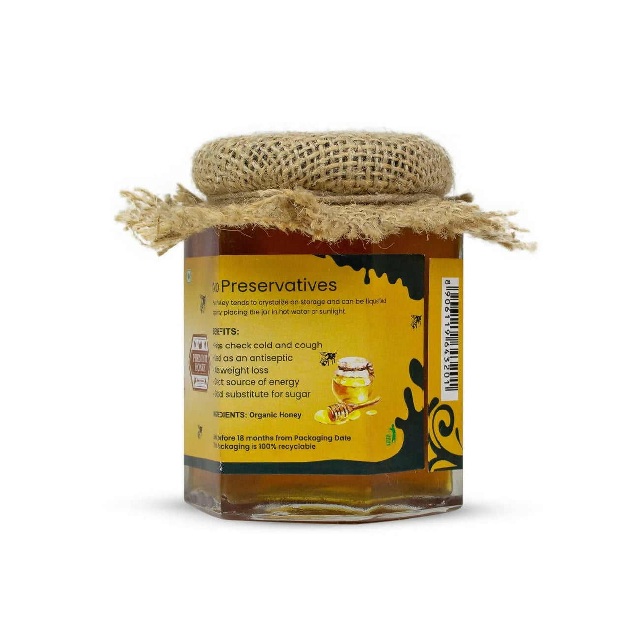 Upaveda Certified Organic Raw Honey - Distacart
