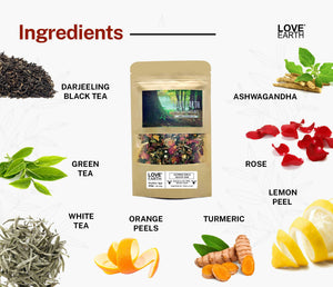Love Earth Life Essentials Organic tea (Glowing Skin & Healthy Hair) - Distacart