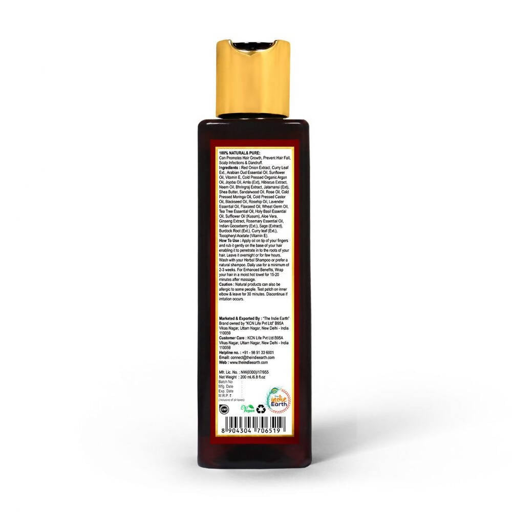 The Indie Earth Red Onion Hair Growth Oil