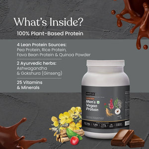 Kapiva Ayurveda Men's Vegan Protein - Chocolate Flavour