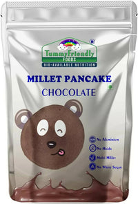 Thumbnail for TummyFriendly Foods Aluminium-Free Millet Pancake Mix - Chocolate - Distacart