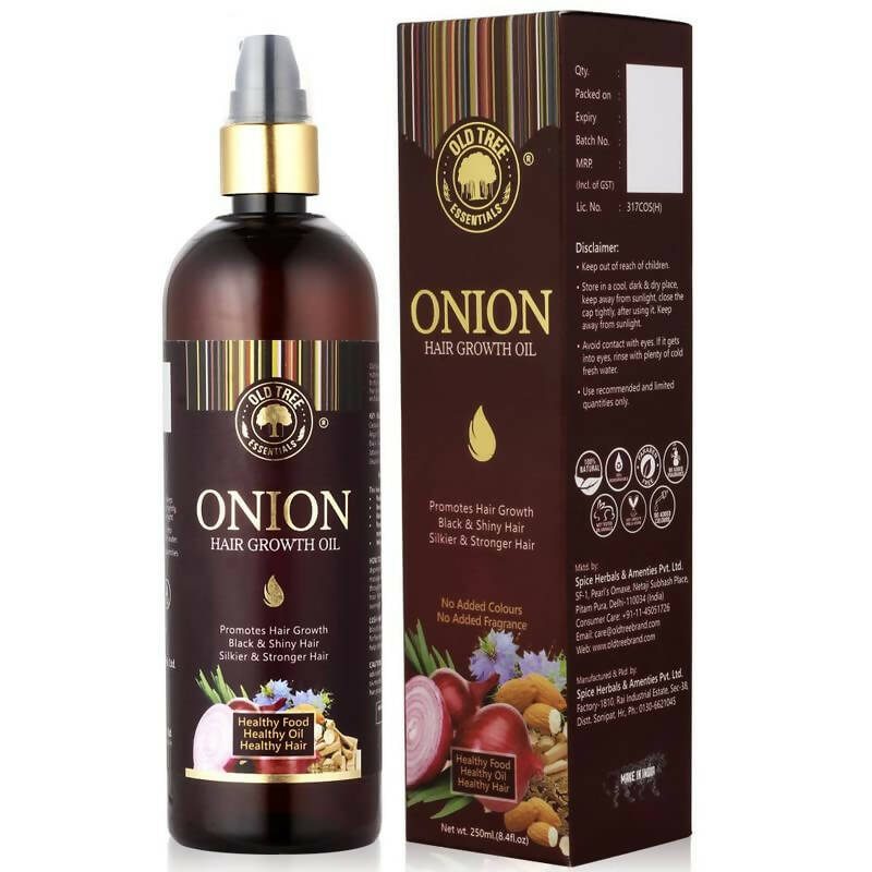 Old Tree Pure & Natural Onion Hair Oil - Distacart