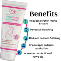 Thumbnail for Vigini Natural Actives Stretch Marks Scars Removal Oil Cream - Distacart