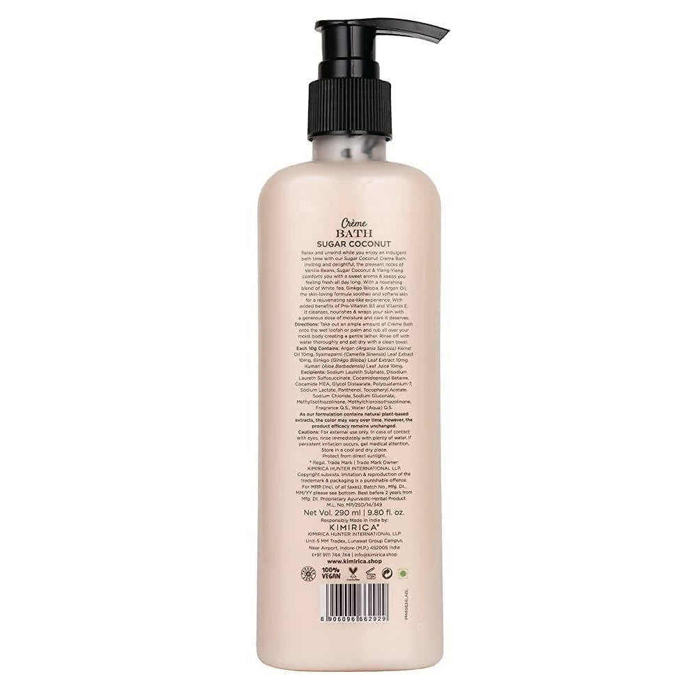 Kimirica Creme Bath Sugar Coconut Body Wash - Distacart