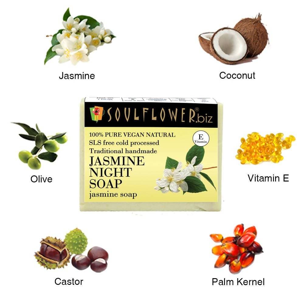 Soulflower Jasmine Night Soap - Distacart