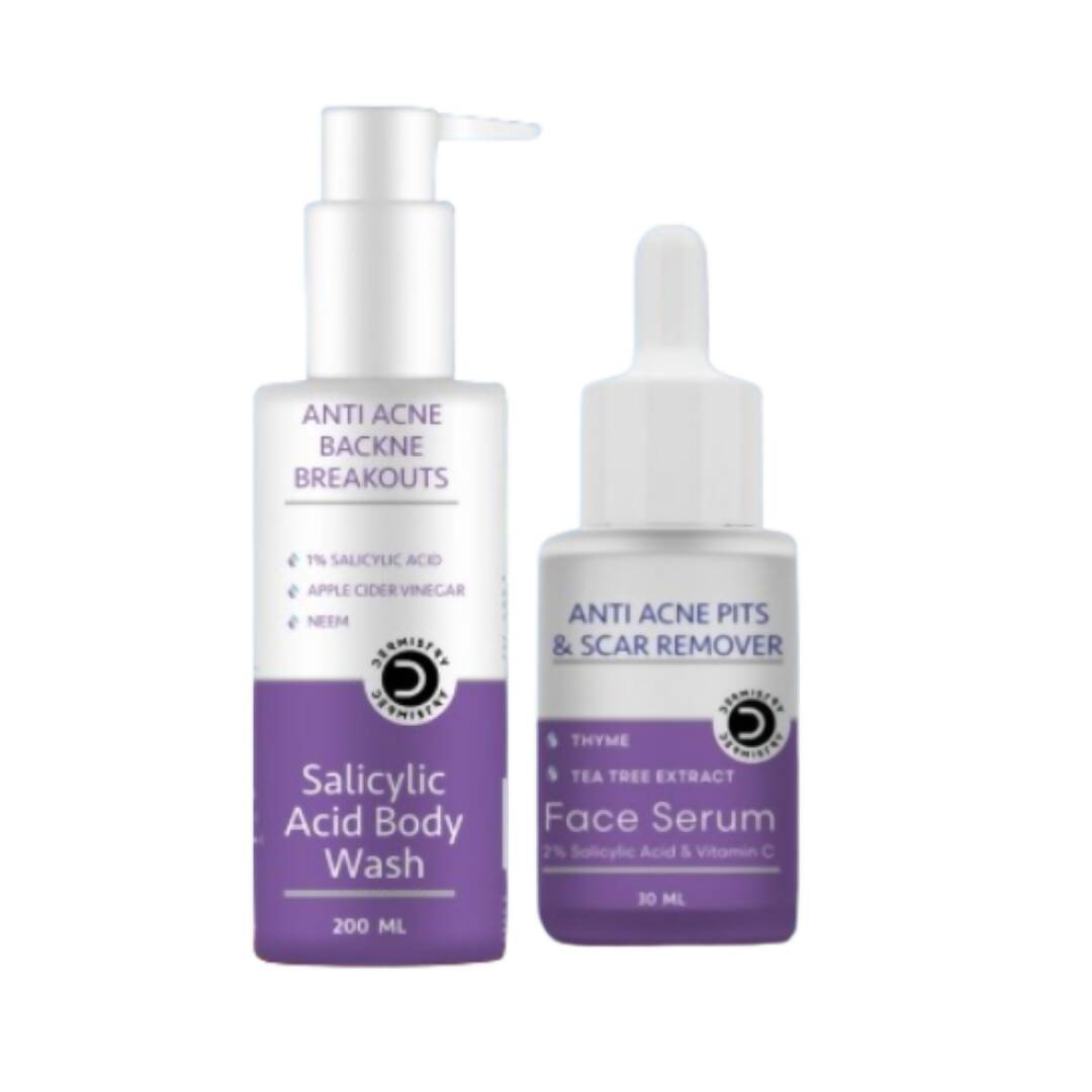 Dermistry Salicylic Acid Body Wash & Face Serum - Distacart