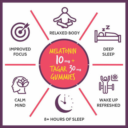 Carbamide Forte Melatonin Gummies with Tagar - Distacart