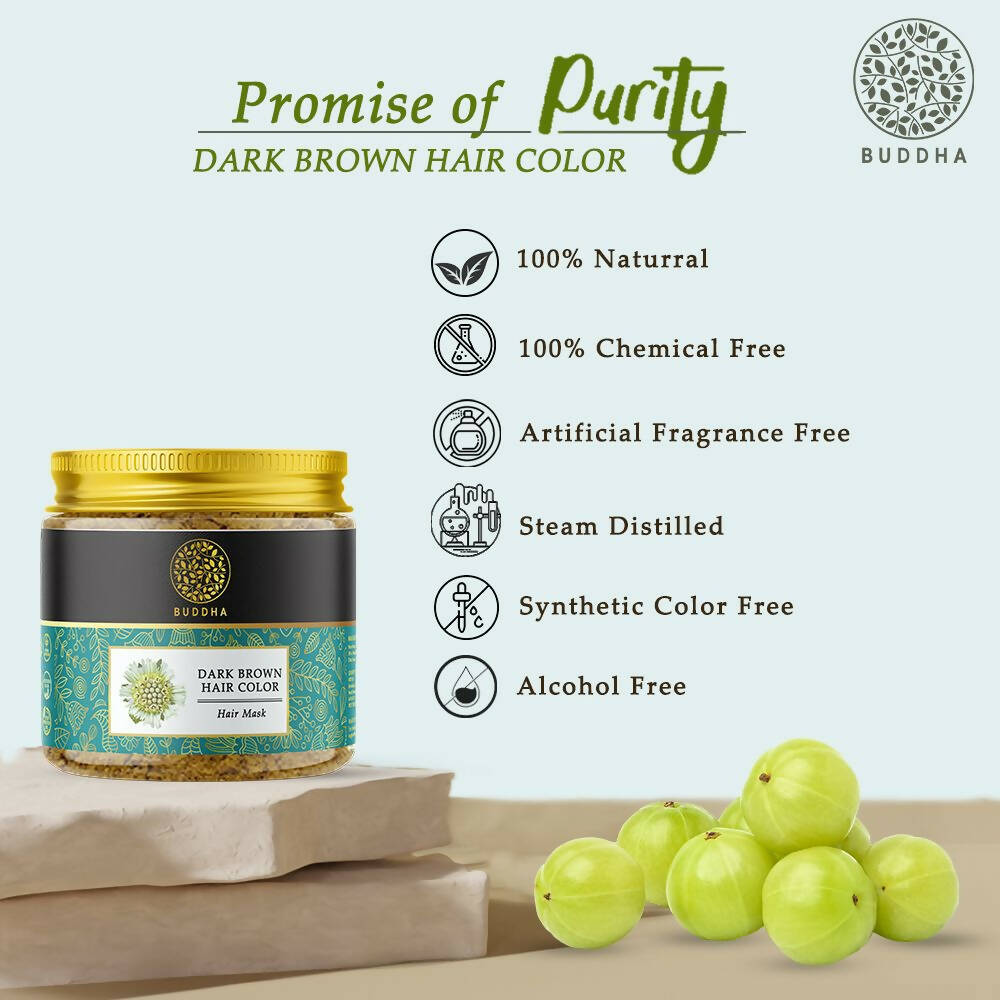 Buddha Natural Dark Brown Hair Color - Distacart