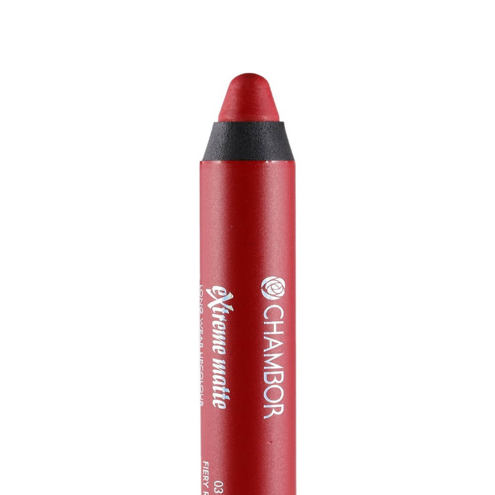 Chambor Fiery Red 03 Extreme Matte Long Wear Lip Colour online
