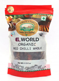Thumbnail for El World Organic Red Chilli Whole - Distacart