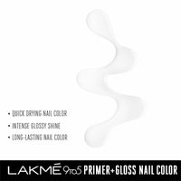 Thumbnail for Lakme 9 to 5 Primer + Gloss Nail Colour - Top Coat - Distacart