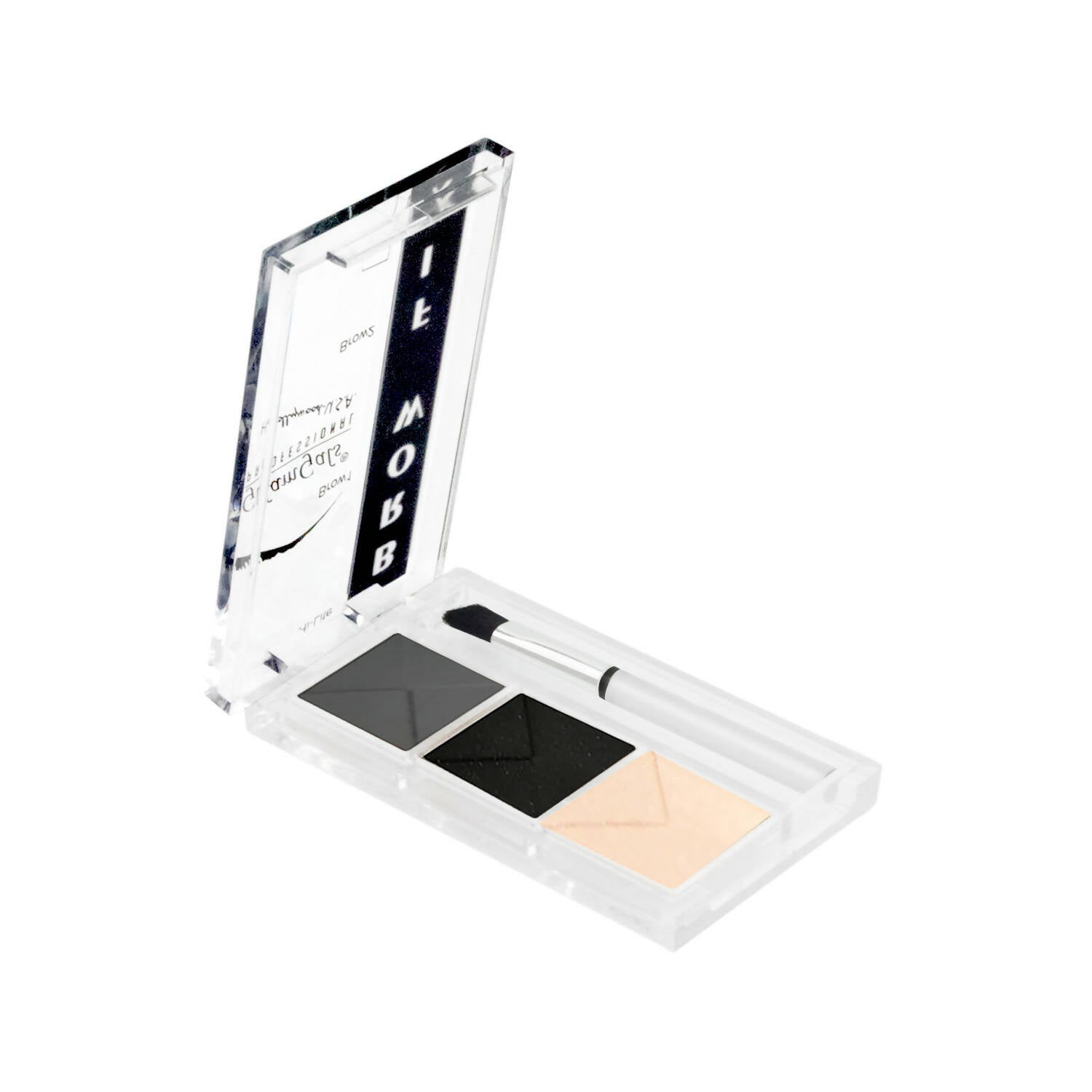 Glamgals Hollywood-U.S.A Brow Fix Kit - Pink, Black, Grey - Distacart