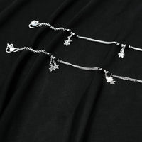 Thumbnail for Tehzeeb Creations Silver Plated Anklets With Star Design