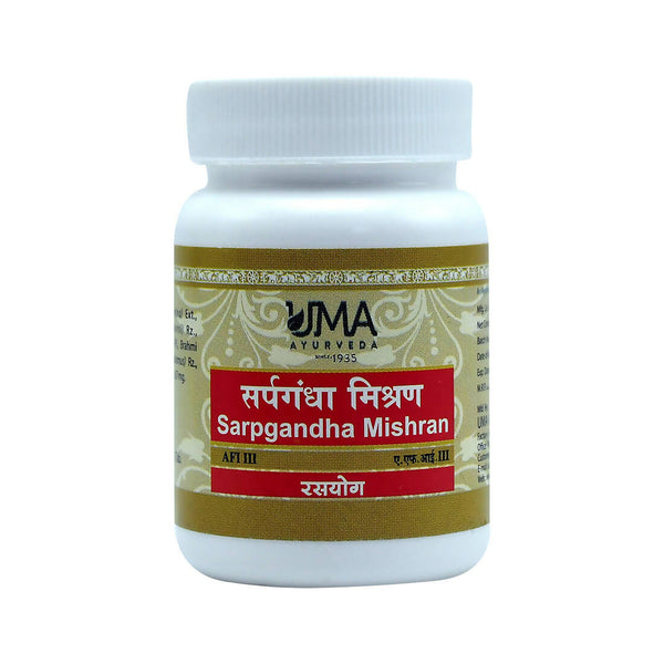 Uma Ayurveda Sarpgandha Mishran Tablets - Distacart