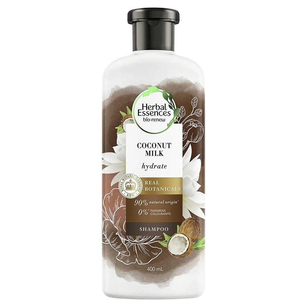 Herbal Essences Coconut Milk Hydrate Real Botanicals Shampoo 400 ml