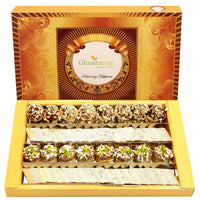 Thumbnail for Ghasitaram Assorted Box Pure Kaju Katlis, Dryfruit Sweets - Distacart