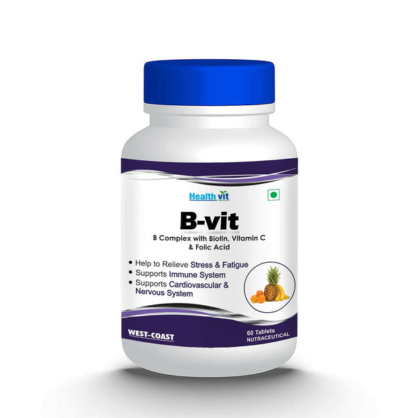 Healthvit Nutrition Natural B-Vit Tablets - Distacart