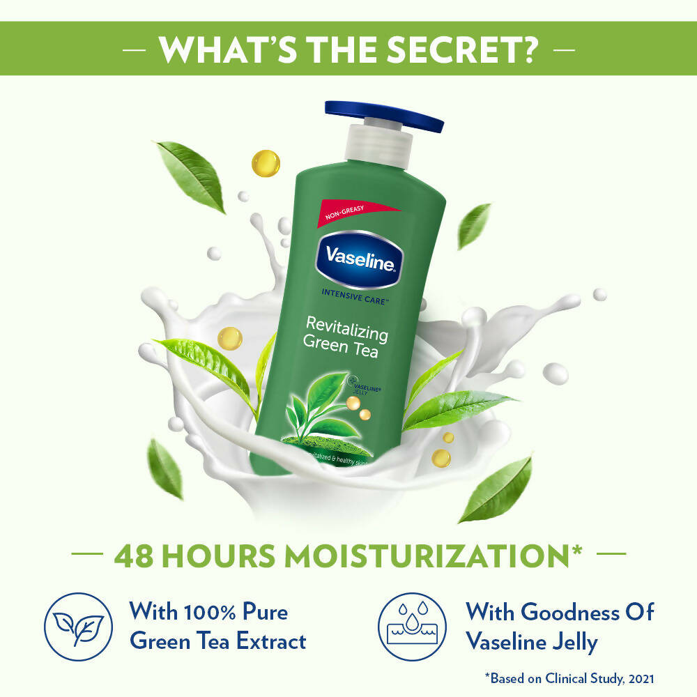 Vaseline Revitalizing Green Tea Body Lotion - Distacart