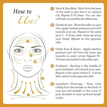 Ras Luxury Oils 24K Gold Vibrating Face Massager - Distacart