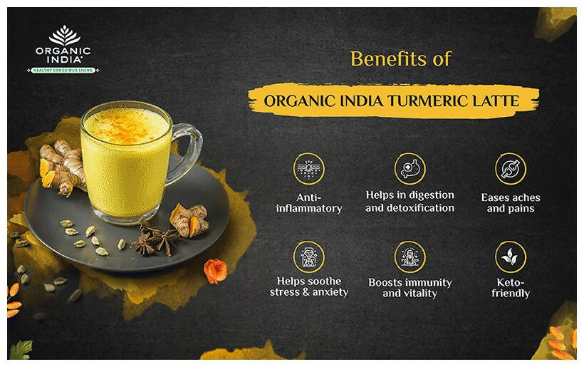 Organic India Turmeric Latte Instant Premix - Distacart