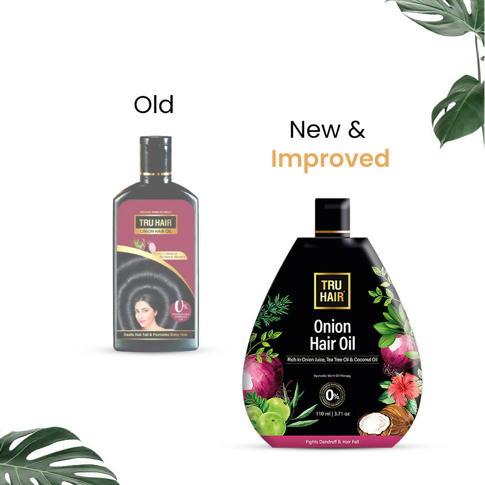 Tru Hair & Skin Onion Hair Oil - Distacart