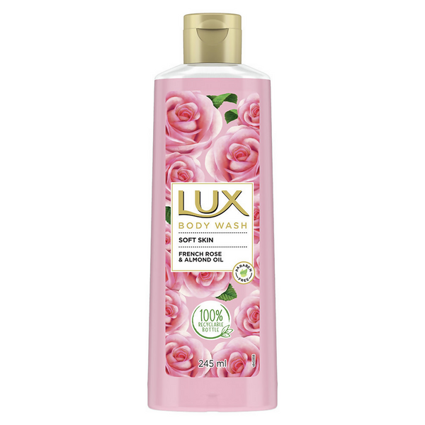 Lux Body Wash with French Rose Fragrance & Almond Oil - Distacart